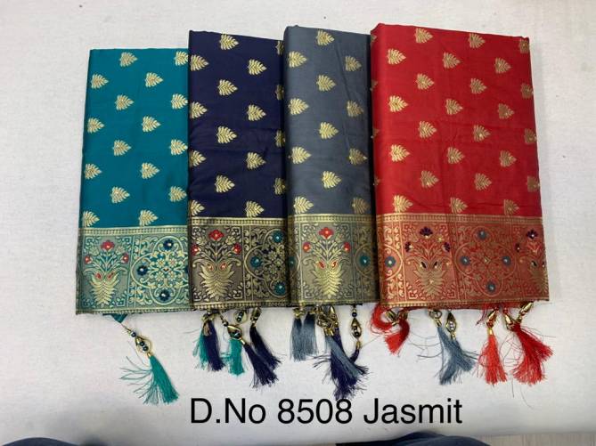 Jasmit 8508  Latest  Party Wear Cotton Silk Saree Collection